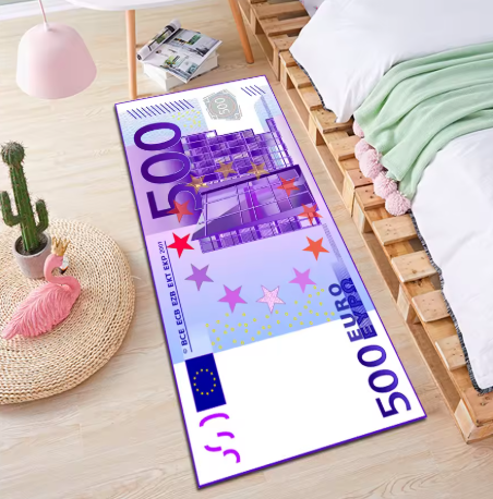 Long strip bedroom bed dollar rug living room rectangular entryway corridor bay window non-slip floor mat
