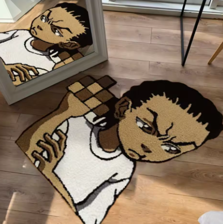 Boondock's Bedside Rug for Bedroom Soft Non-Slip Living Room & Bathroom Mat Home Decor